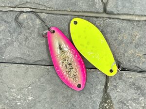 VIG Fishing Spoon 2,5g PinkGold/Gelb Frozen