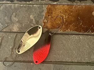 VIG Fishing Spoon 2,5g Rot Schwarz/Gold