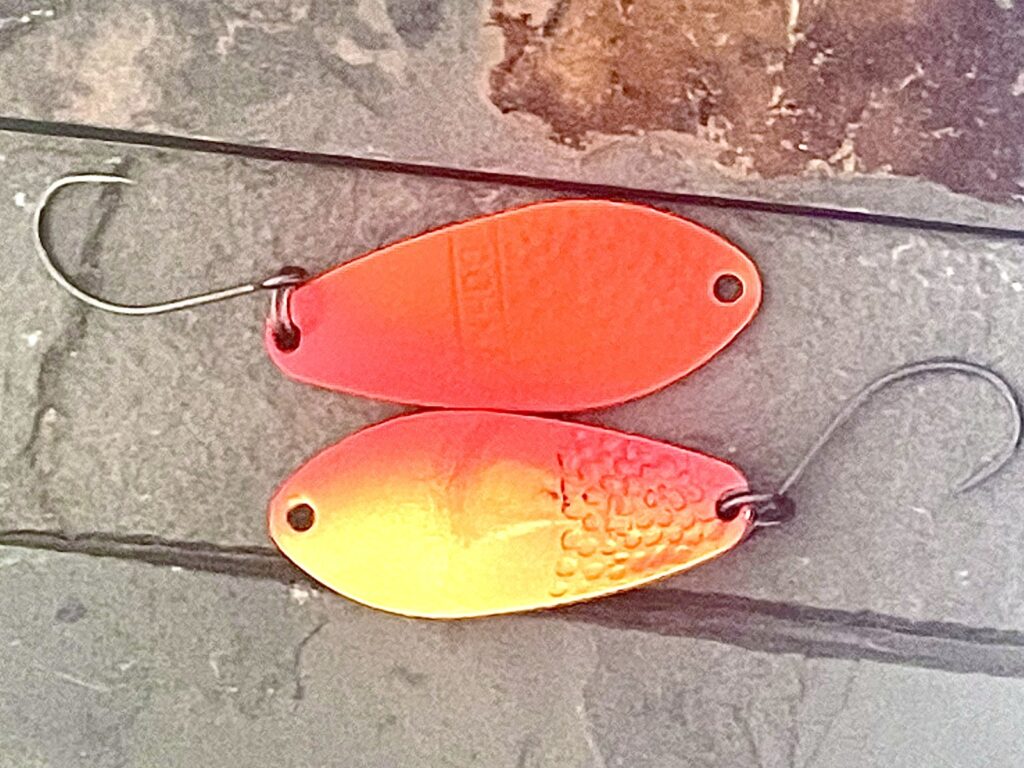 VIG Fishing Spoon 2,5g Orangerotgold