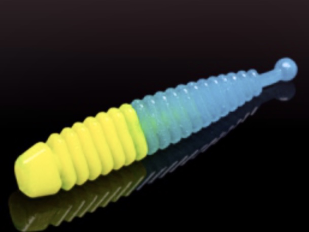 Soorex Pro Tail 64mm Chartreuse/Blue Glow