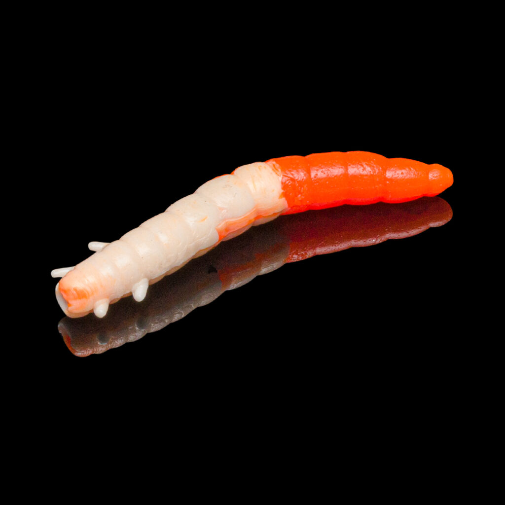 Soorex King Worm 55mm White Orange