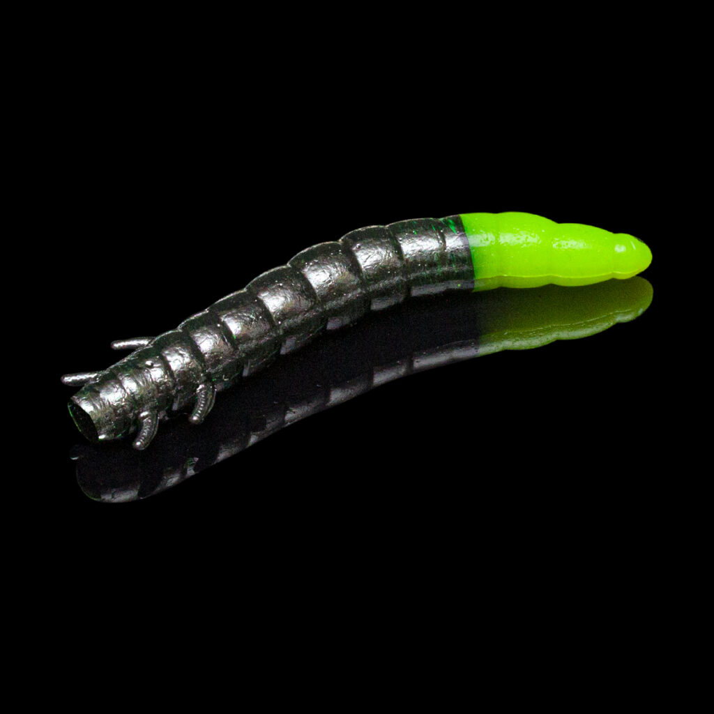 Soorex King Worm 55mm Black Chartreuse