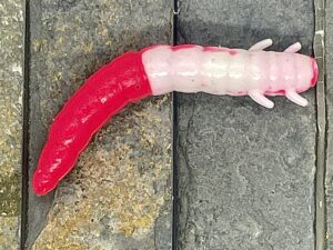 Soorex King Worm 55mm White/Fuchsia