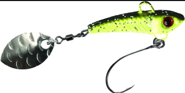 Paladin Ultralight Action Spin Jig 1,9g schwarz gelb glitter